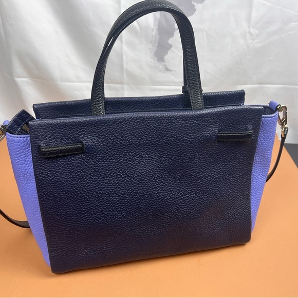 kate spade NY holder street Lanier leather satchel bag Blue - Picture 11 of 14
